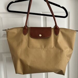 Longchamp Tan Tote Bag